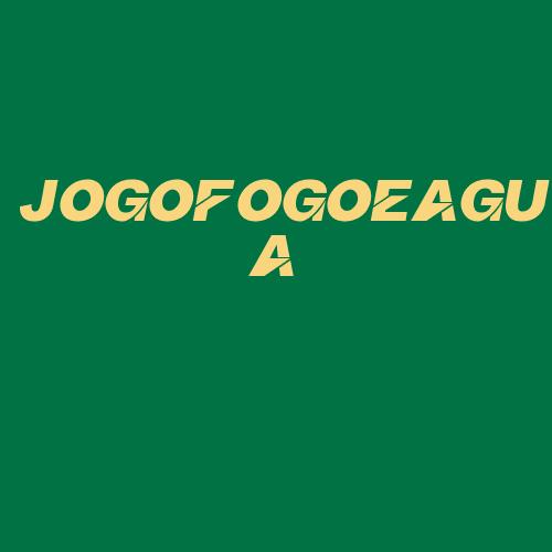 Logo da JOGOFOGOEAGUA